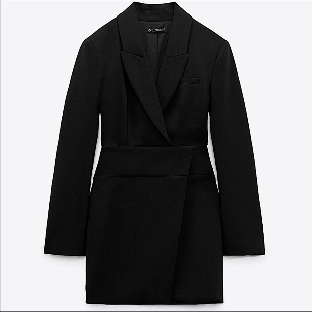 New Black Blazer Dress